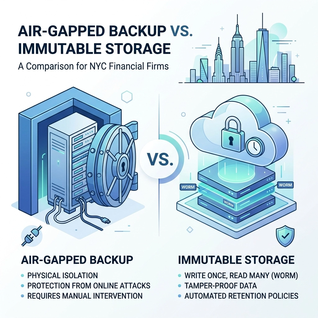 Air-Gapped Backup vs. Immutable Storage: A Comparison for NYC Financial ...